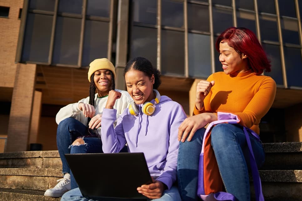 Young developers at work