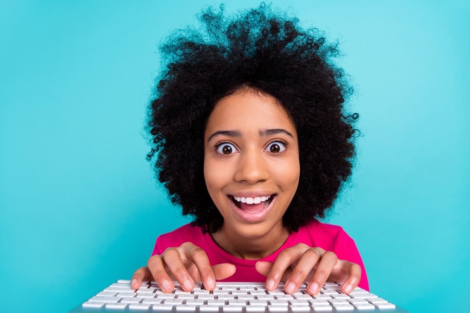 Children learning coding